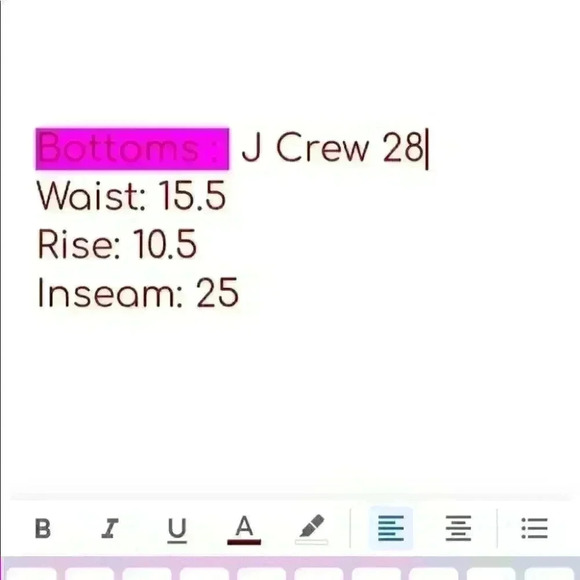 J CREW BLUE DENIM JEANS LABELED 28 - Picture 3 of 5